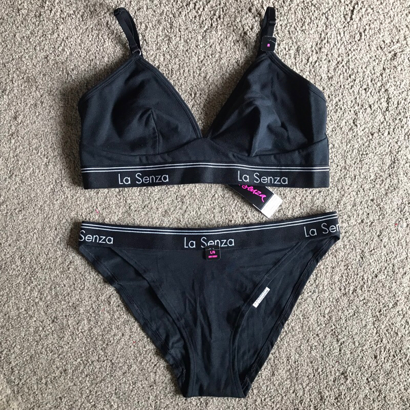 La Senza Remix Logo Bralette & Panty SET