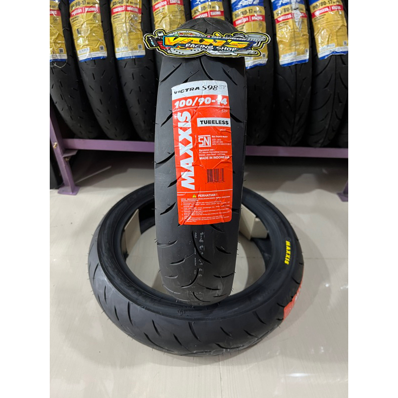 Ban Maxxis Victra 100/90-14 Ban luar motor Matic 100 90 14