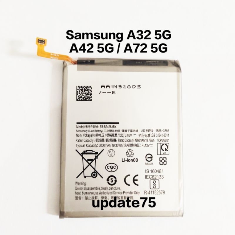 Baterai batre Samsung A32 5G A42 5G A72 5G EB-BA426ABY original