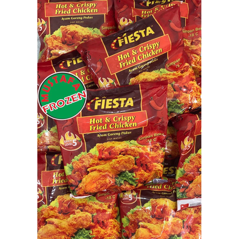 

Fiesta Hot & Spicy Fried chicken 500gr