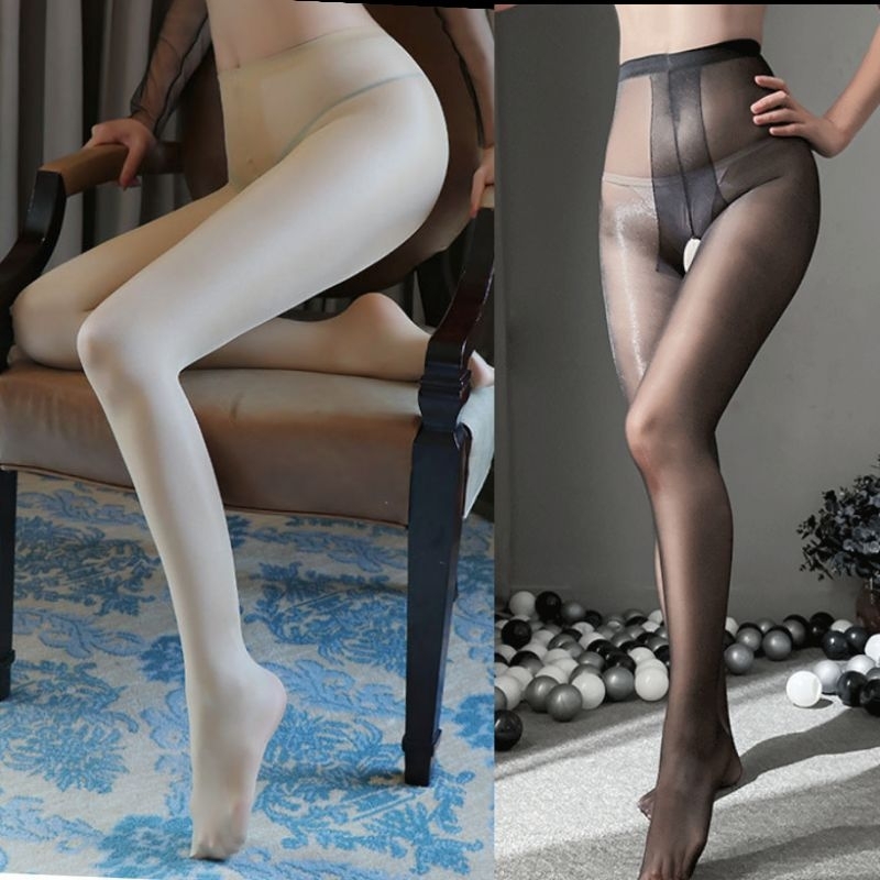 Stocking Stoking Shiny Celana Pantyhose Wanita Kilap Elastis Nyaman