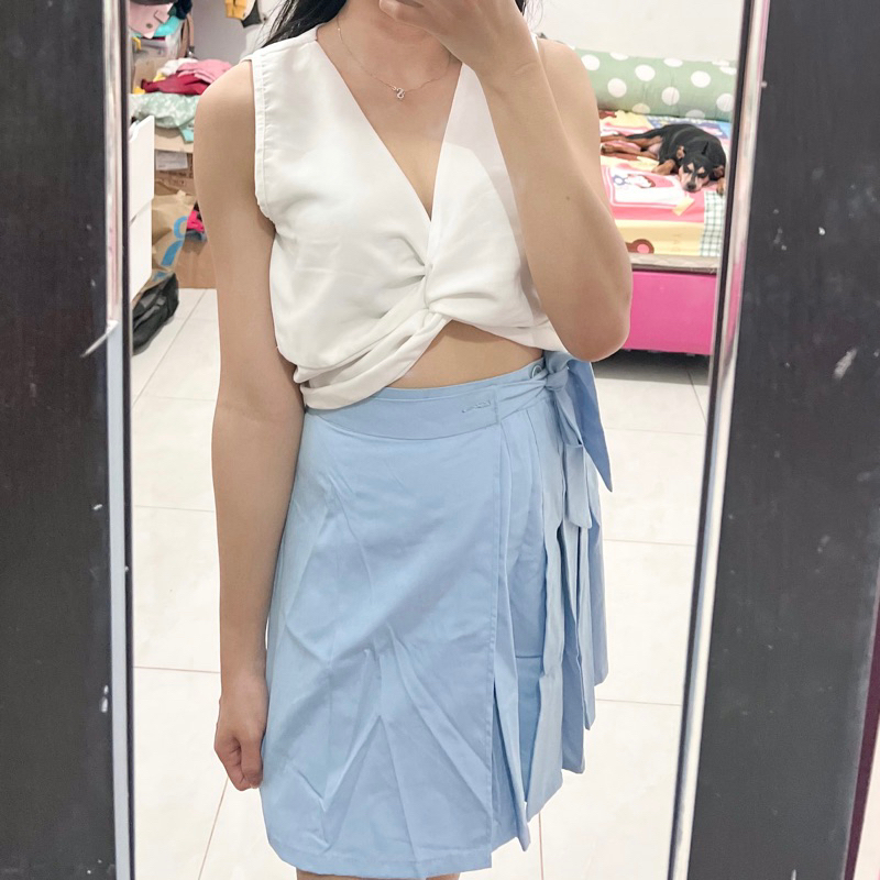 PRELOVED ATASAN BAJU ROK CELANA BAWAHAN CEWEK WANITA PONTIANAK DRESS JUMPSUIT