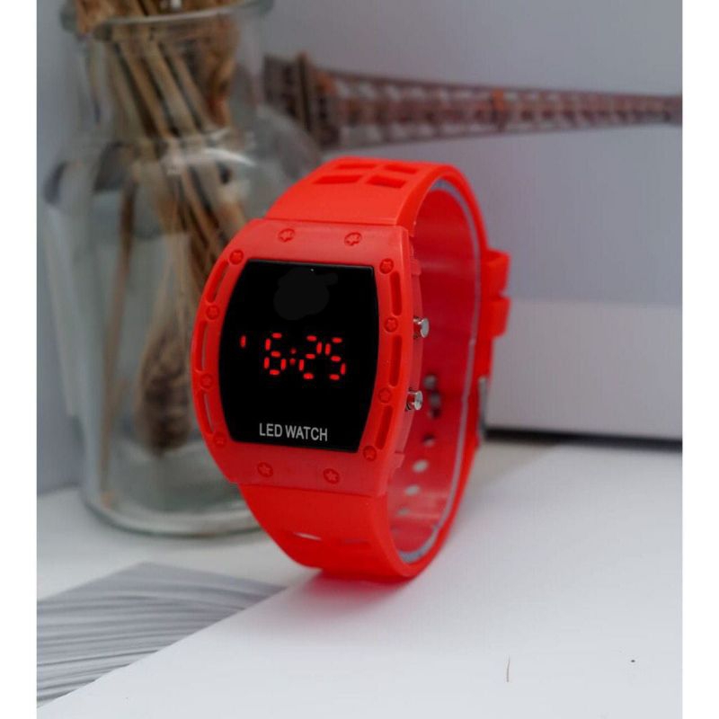 (Terima Cod)Jam Tangan Unisex Hushpuppies Led Watch Digital Strap Rubber/Karet Murah New Top1(Dikirim Jakarta)