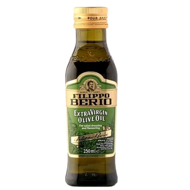 

Filippo Berio Extra Virgin Olive Oil (EVOO)/Minyak Zaitun 250 ml Filipo