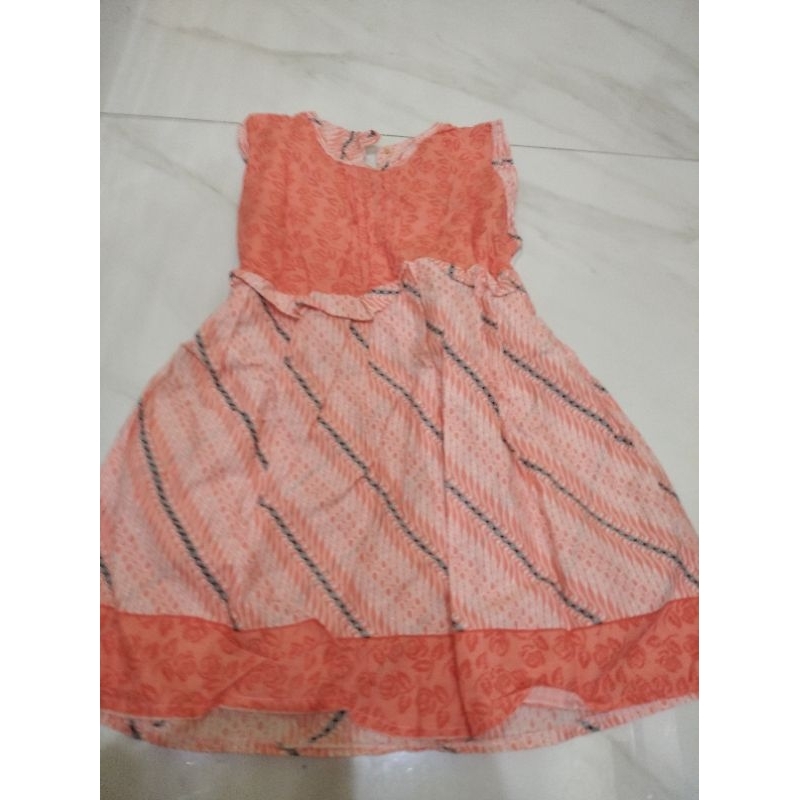 Dress terusan batik anak