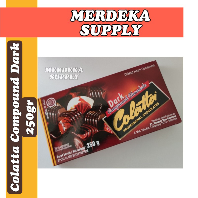 

Colatta Compound Dark Coklat Batangan 250gr