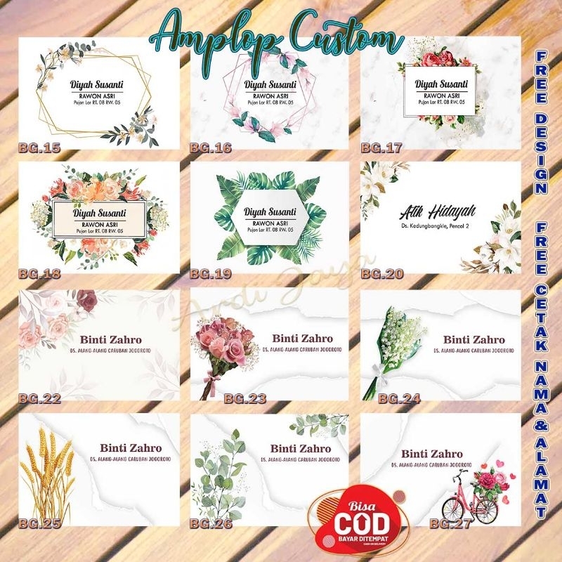 

Amplop Custom Motif Murah I Amplop Kondangan Santunan Amal Uang gaji