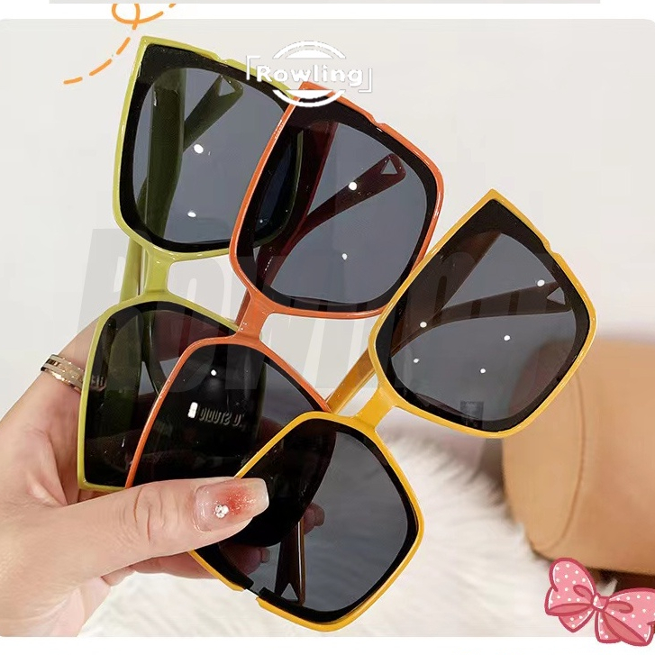 Rowling (Ka-330) Kacamata Hitam Gaya Kotak Anak-anak Sunglasses Fashion Sunglasses Kacamata Fashion