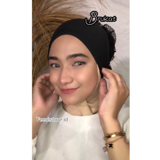 Inner Turkey/ ciput/ dalaman kerudung cepol anti pusing