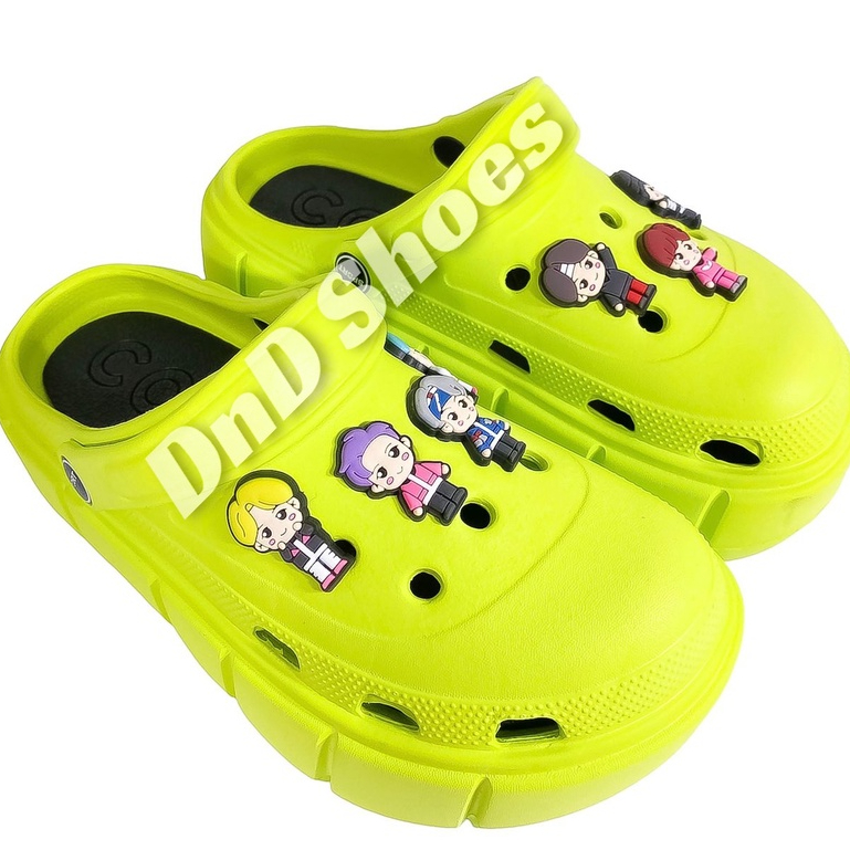 TERMURAH Wedges Wanita EVA 6cm PREMIUM BTS ARMY Dane and Dine W77