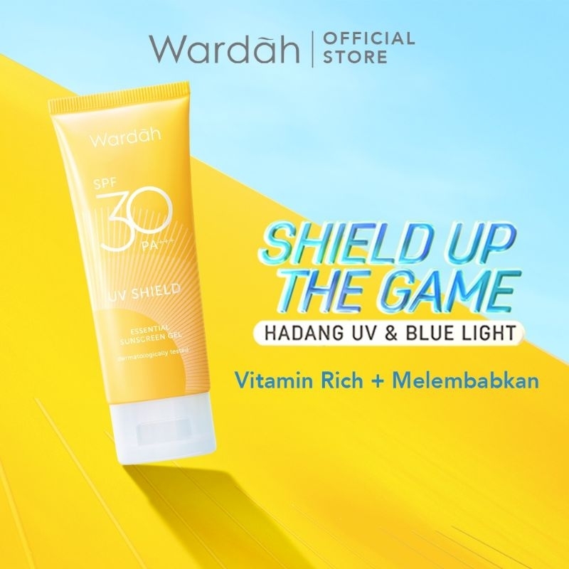 WARDAH UV Shield Essential Sunscreen Gel SPF30 PA+++ 40ml