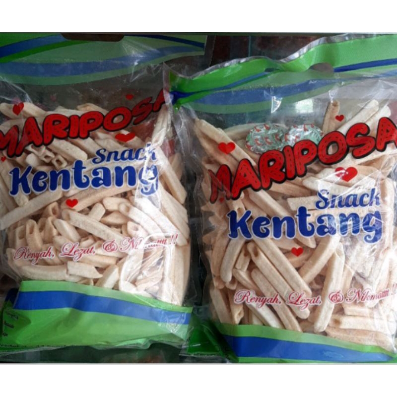 

SNACK KENTANG MARIPOSA RASA ASIN BERAT 250 GRAM