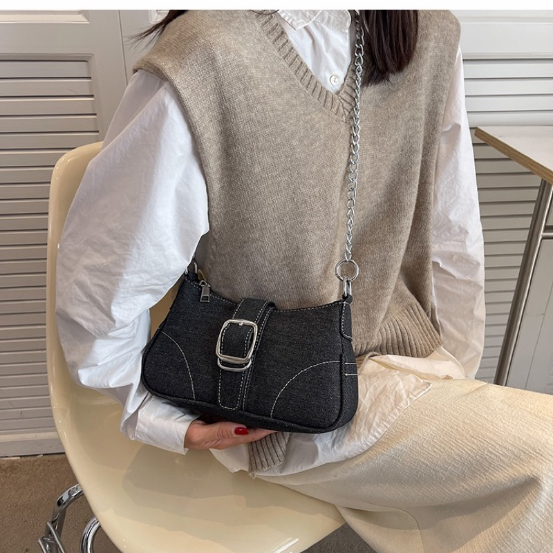 LADIESBAG - TAS JEANS SELEMPANG HANDBAG WANITA IMPORT CEWEK BAG SLINGBAG SELEMPANG SHOULDERBAG KONDANGAN LB 410