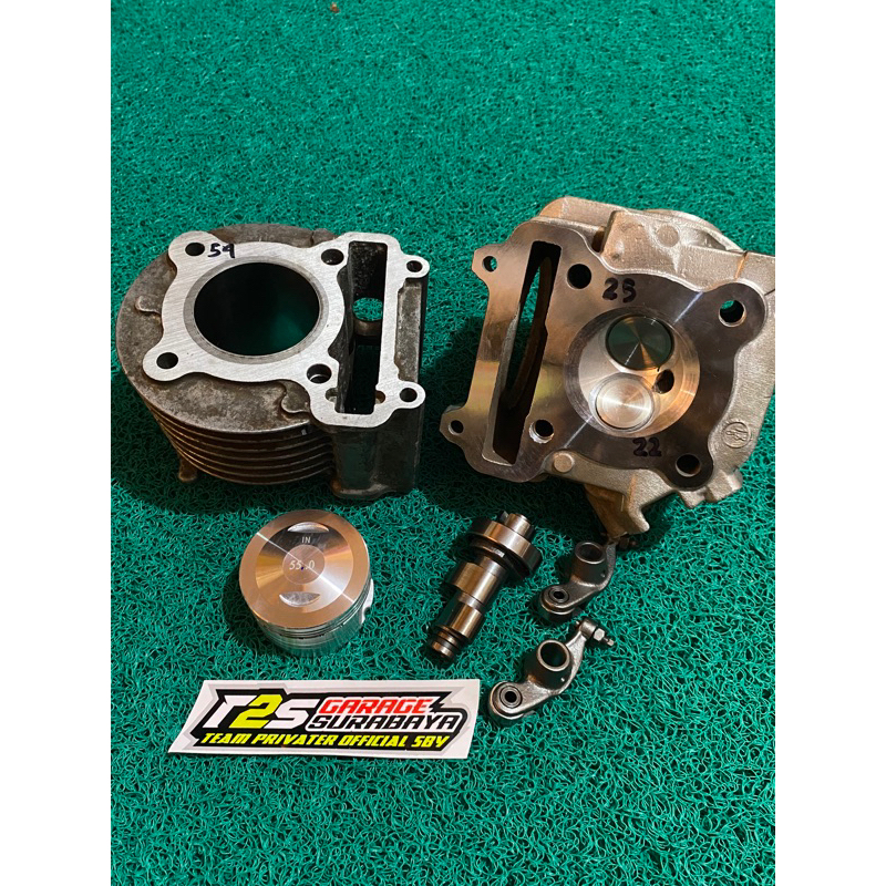 Paket Bore UP mio 130CC set Blokkop Cam RRA