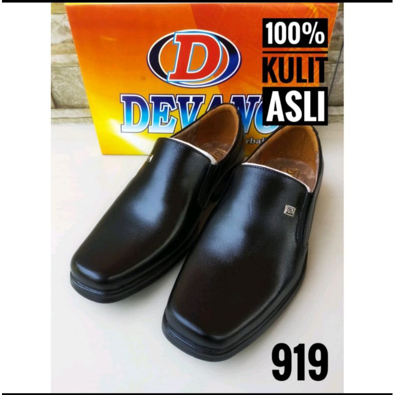 Sepatu pantofel kantor Pria DEVANO (919) pantofel pria kulit asli