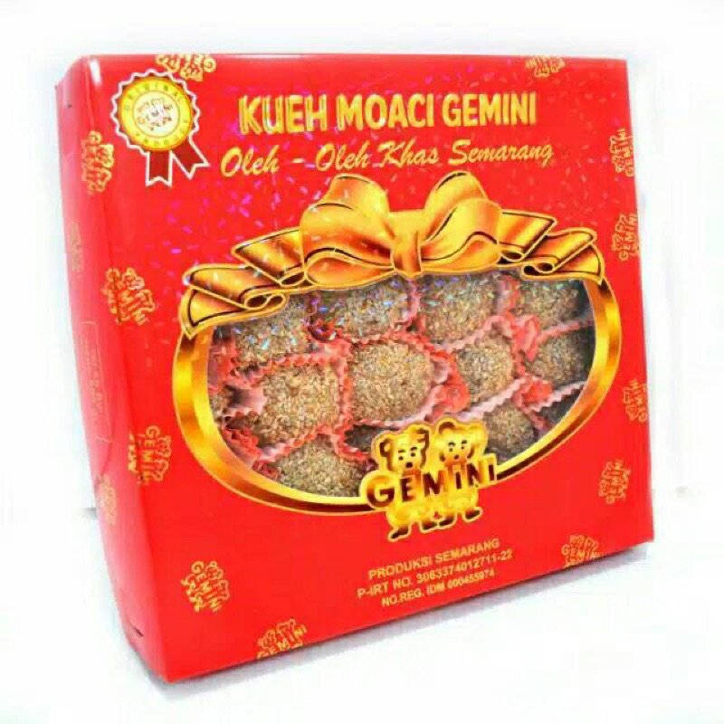 

kue Moaci/Moci/Mochi Wijen Gemini Oleh2 khas Asli Original Semarang Murah Lezat