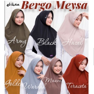 BERGO MEYSA POLOS BY ELLISA HIJAB SIMPLE INSTAN