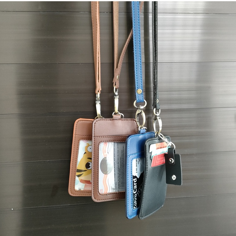 

Id Card Holder Kulit Gantuangan Idcard Kulit Nama Tag Kulit Kekinian