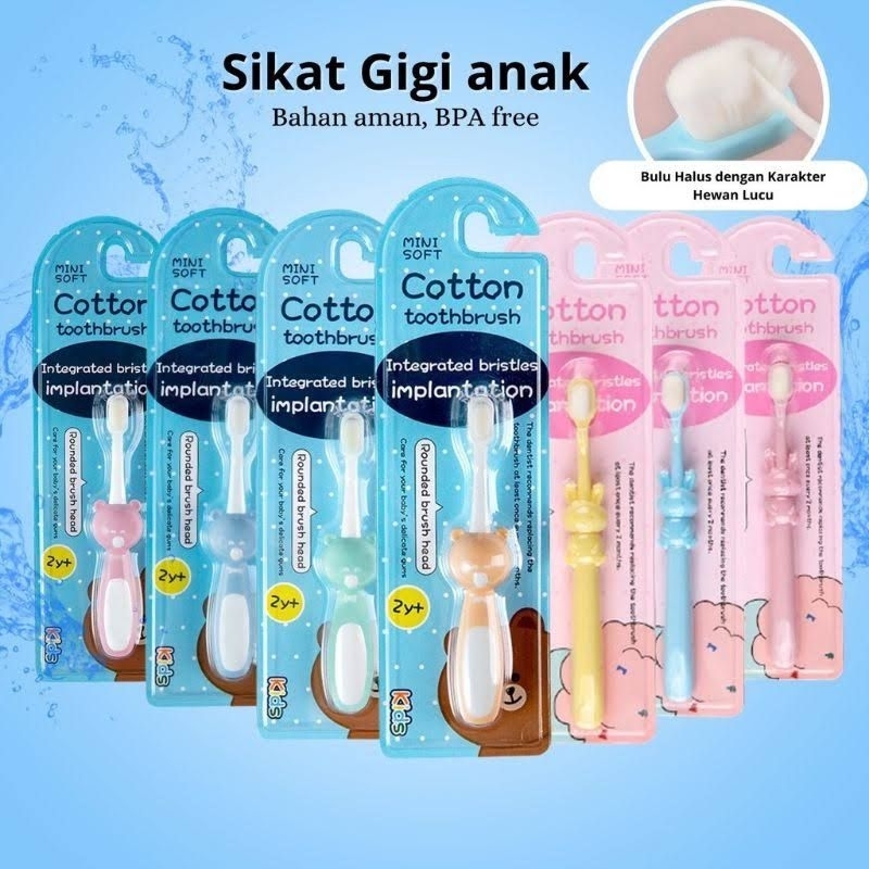 Sikat Gigi Balita Lembut &amp; Halus | BPA Free katun