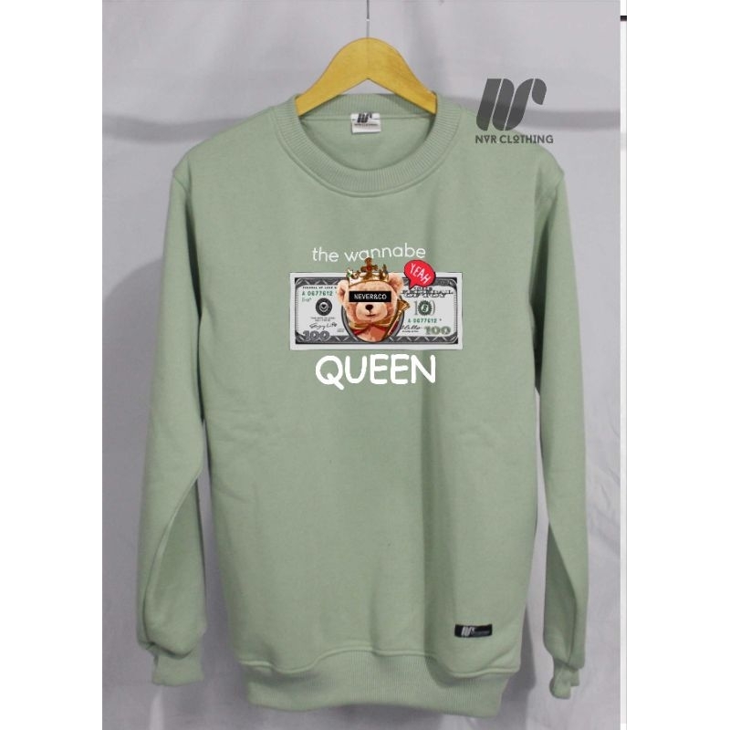 Crewneck basic sweater sablon Original NVR Clothing 03