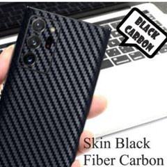 Skin 3D Carbon BLACK Samsung S23 S23+ S22ULTRA S22 S21 + S21FE S21Ultra S20 S20FE S20+ S20 Ultra S10 S10E S10-5G S10-Lite S9 S9+ S8 S8+ S7 Flat S7Edge S6 Edge Plus Garskin Karbon Hitam Scotlite Skotlite Belakang Anti Jamur Gores Motif Plus Corak 4G 5G FE