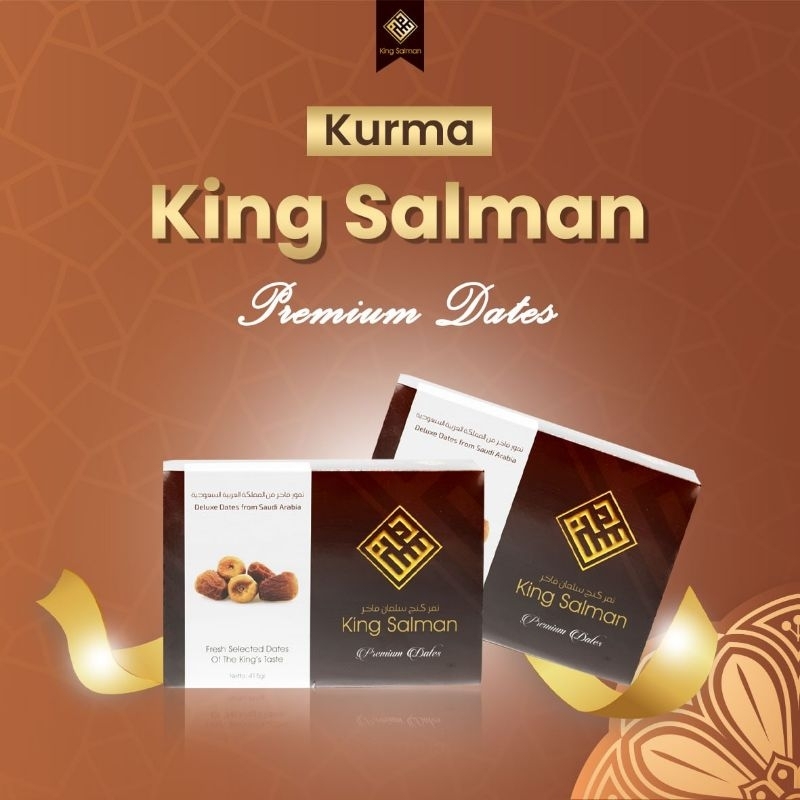

KURMA KING SALMAN Premium/ Kurma Terbaik @415gr / 100% Original / Kurma nya favorit Nabi dan para raja