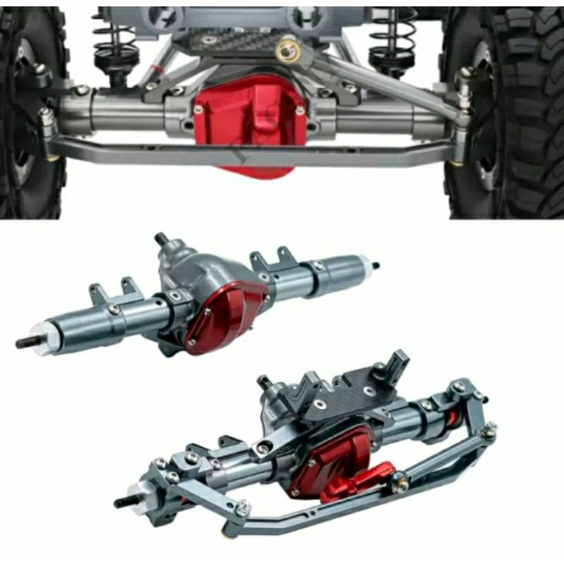 Axle Gardan Depan Belakang Full Metal Universal For Rc Car Offroad 1/10
