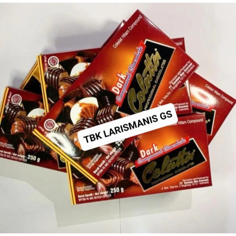 

Collata dark compound chocolate 250gr