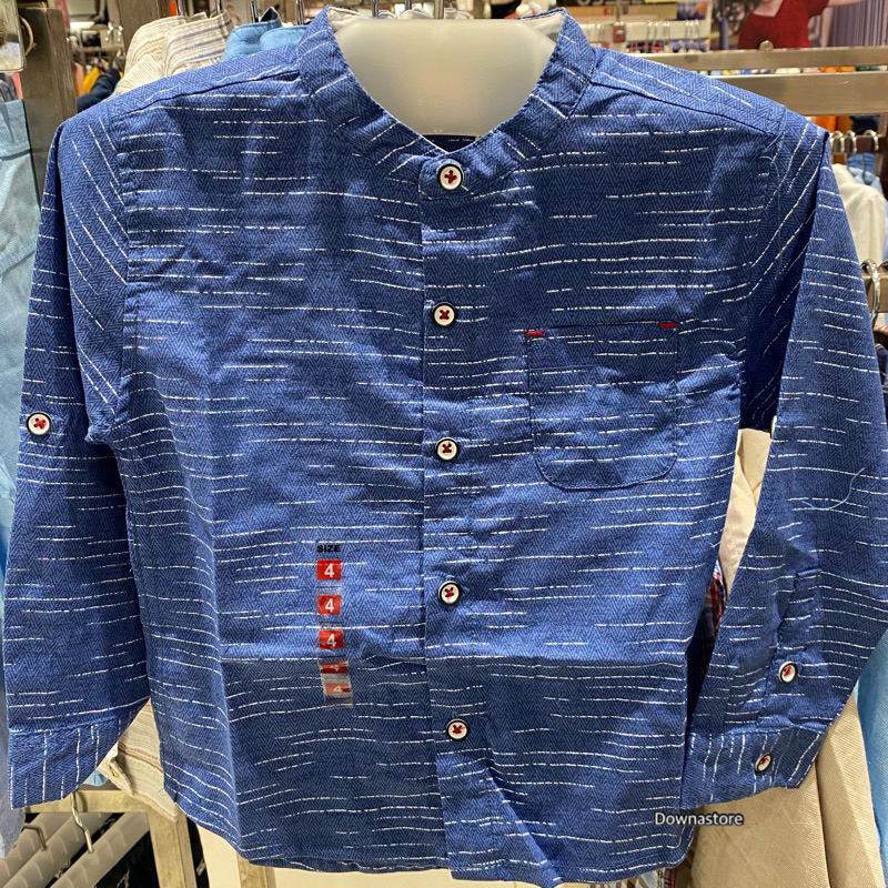 Baju koko lengan panjang anak laki-laki Cool kids (4-14th)