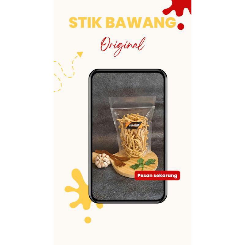 

Stick Bawang Homemade 100gram