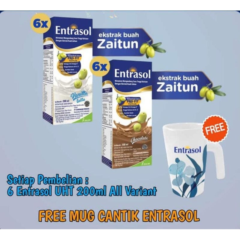 

Entrasol RTD belanja 6 free mug