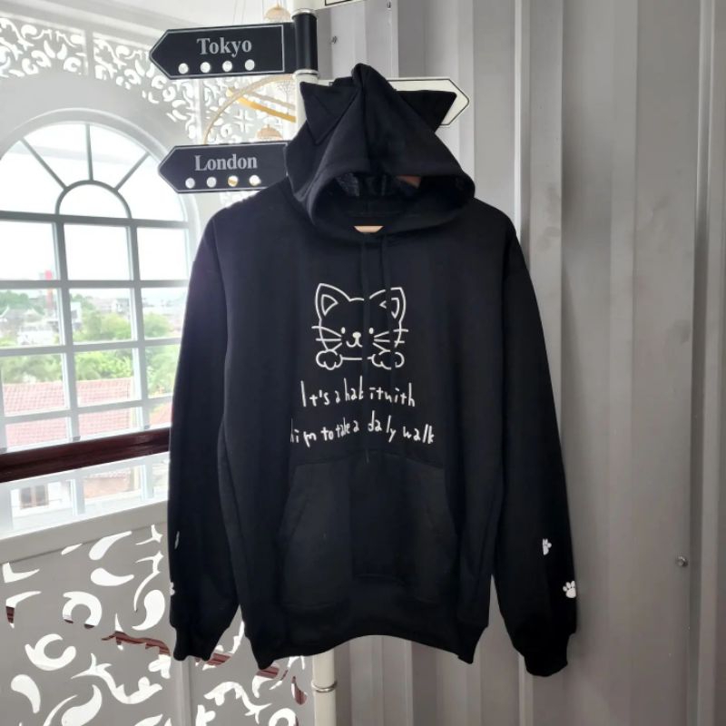 cat ear hodie