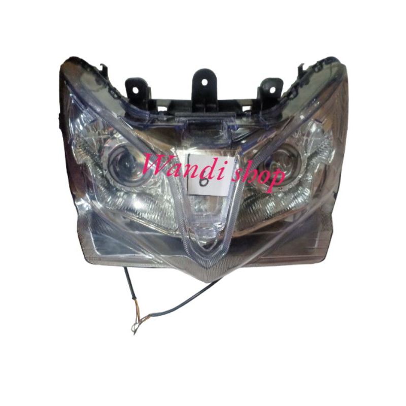 reflektor lampu depan Vario techno 125 old plus proji