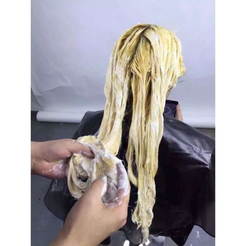 ( BISA COD) Bleaching Powder Rambut Korea Premium BC Profesional Level 9 Grade A Bubuk putih silver abu blonde keratin koreo purc blecing blicing pemutih rambut