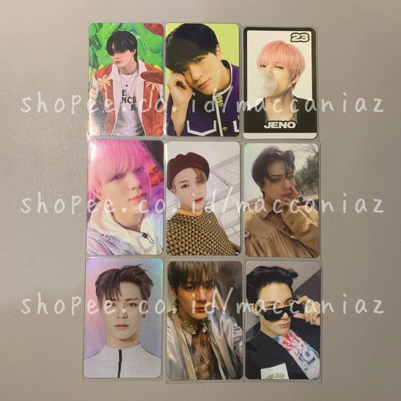 PHOTOCARD PC JENO NCT JEWEL UNIVERSE ABS HOT SAUCE AR CLIP CHILLING HELLO FUTURE AGENT WE GO UP TRAD