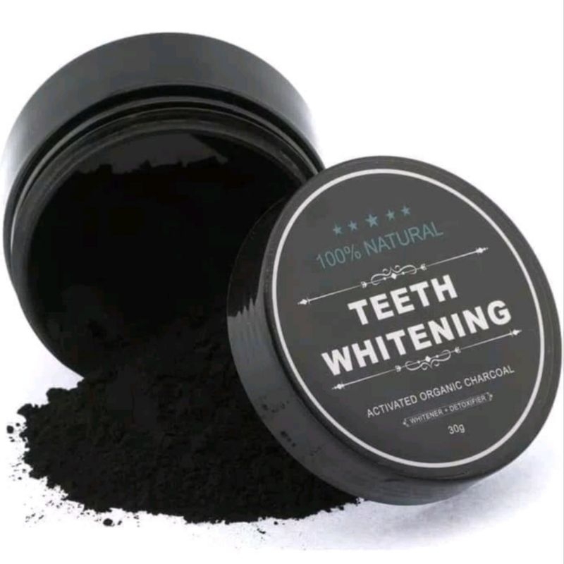 PEMUTIH GIGI TEETH WHITENING CHARCOAL POWDER