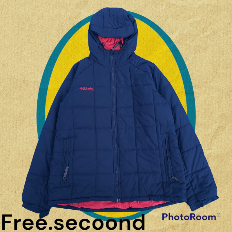 jaket bulu angsa Columbia gorpcore