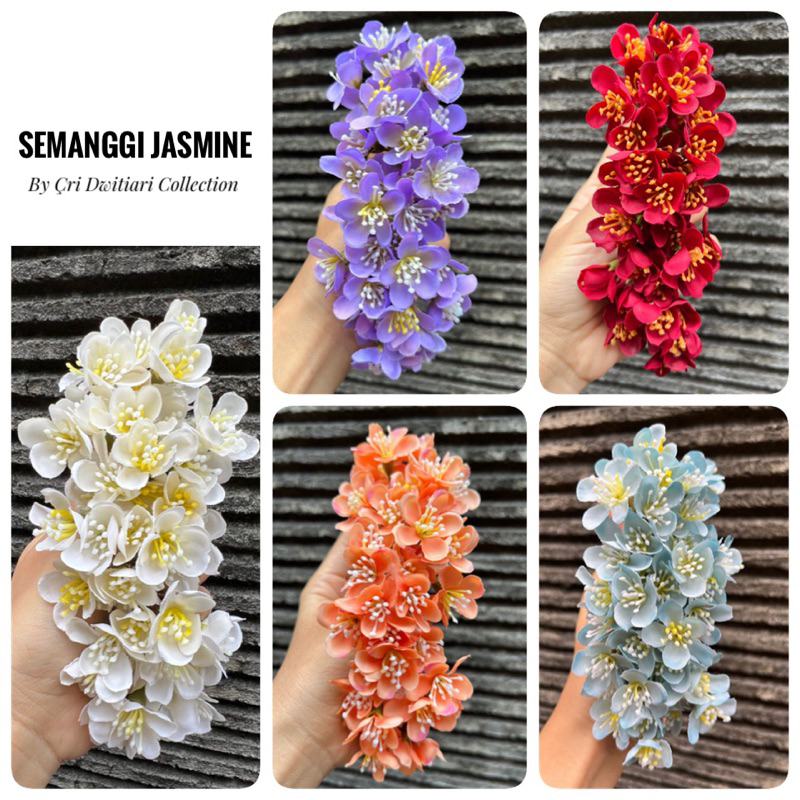 Semanggi bunga Jasmine/ Melati/ Lavender/ Hairdo Sanggul