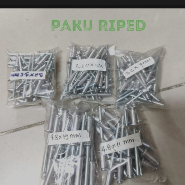 Paku Tembak / Paku Rivet Sip 423, 435, 440, 540, 640, 665, 675