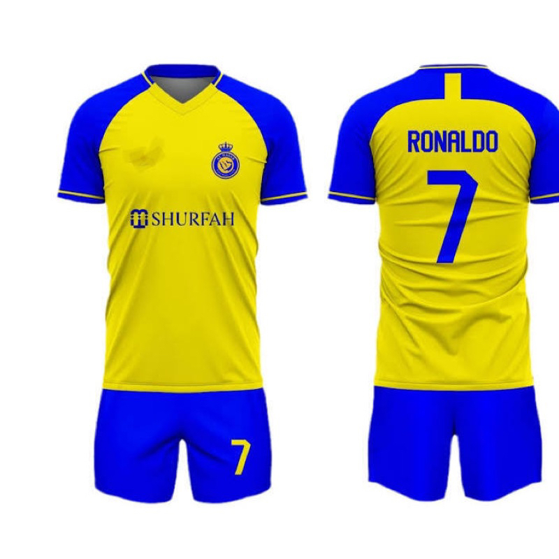 setelan jersey al nassr ronaldo printing