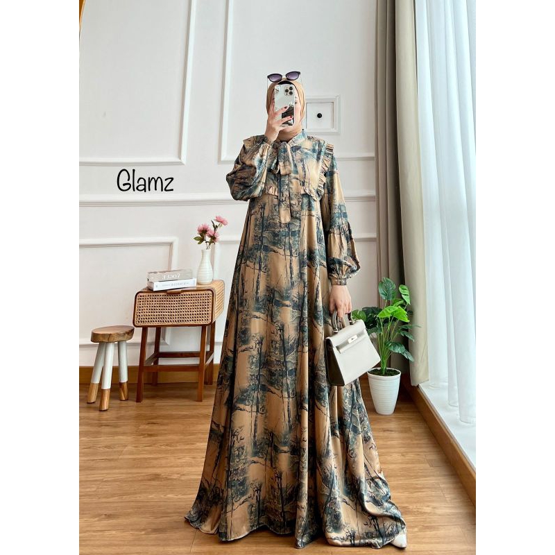 GAMIS SUTRA SILK PREMIUM DRESS BANGKOK RAMADHAN SALE GLZ ELISHAA 488