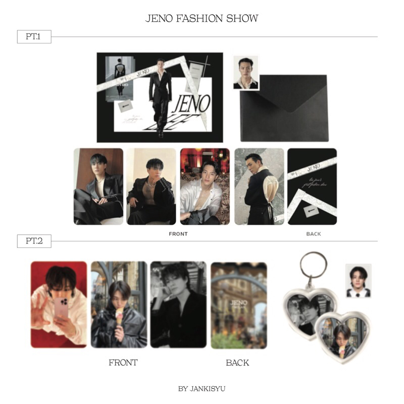 Jeno NYFW Runaway Fashion Week by Jankisyu (photocard, postcard, keychain)