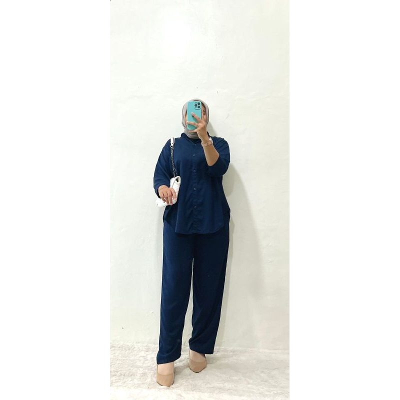 SET PAJAMAS, ONE SET, PAJAMAS POLOS, BAJU TIDUR POLOS, BAJU SANTAINYA