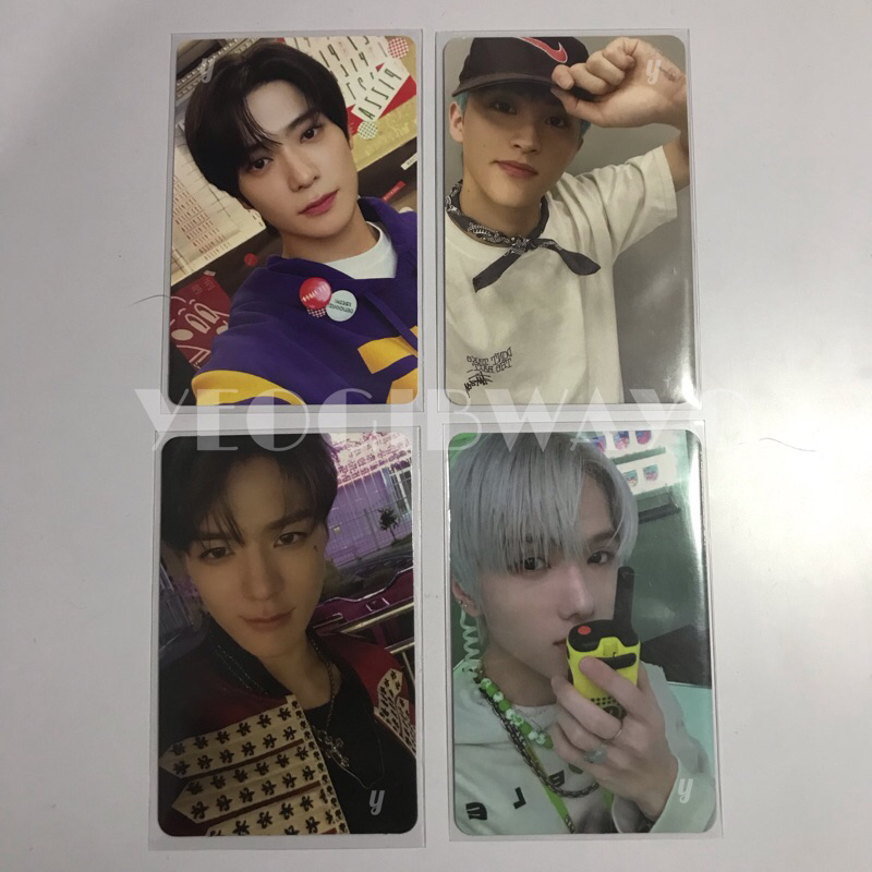 CLEARANCE SALE PC JENO JAEHYUN MARK JSUNG NCT RELOAD HELLO FUTURE EPOXY HOLO WE BOOM READY