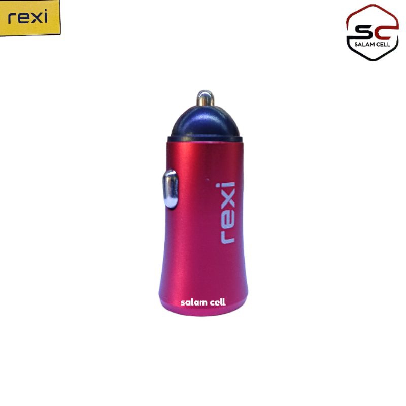 Charger Mobil DC 12V-24V Charger Motor Rexi GC34-M Dual Devices Charging Original Garansi Resmi