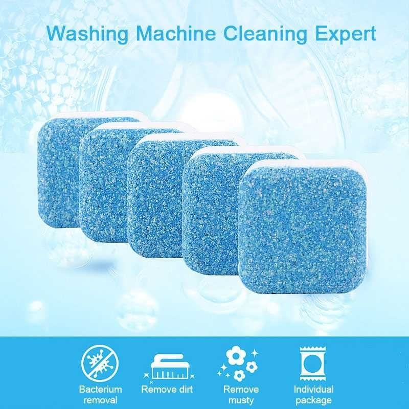 TABLET PEMBERSIH MESIN CUCI SABUN PEMBERSIH MESIN CUCI PENGHILANG BAU ANTI BAKTERI DEEP CLEANING WASHING MACHINE