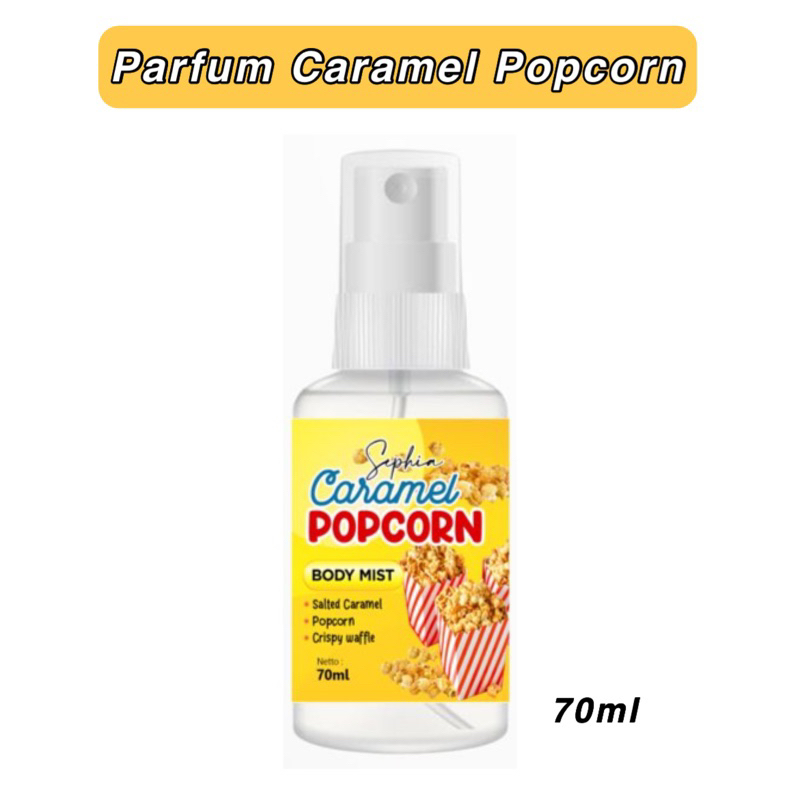 Parfum Caramel Popcorn 70ml - BodyMist Popcorn