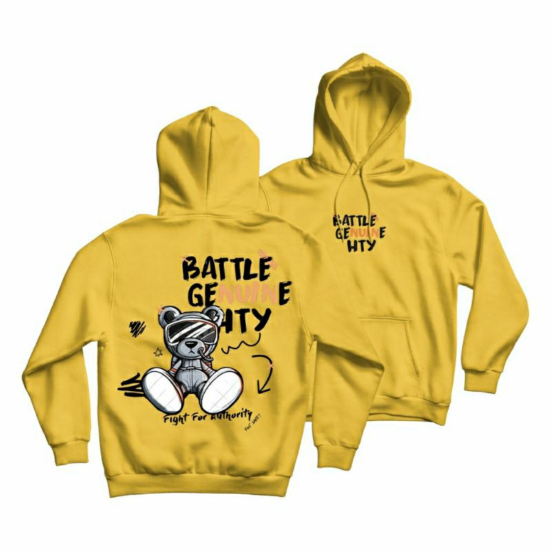 Hoodie jumper Battle genuine (pria &amp; wanita)