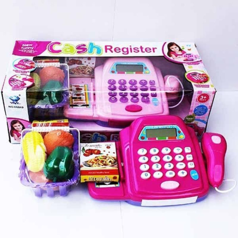 NEW Mainan Anak Kasir Kasiran CASH REGISTER Mainan Anak edukasi Kasir Kasiran