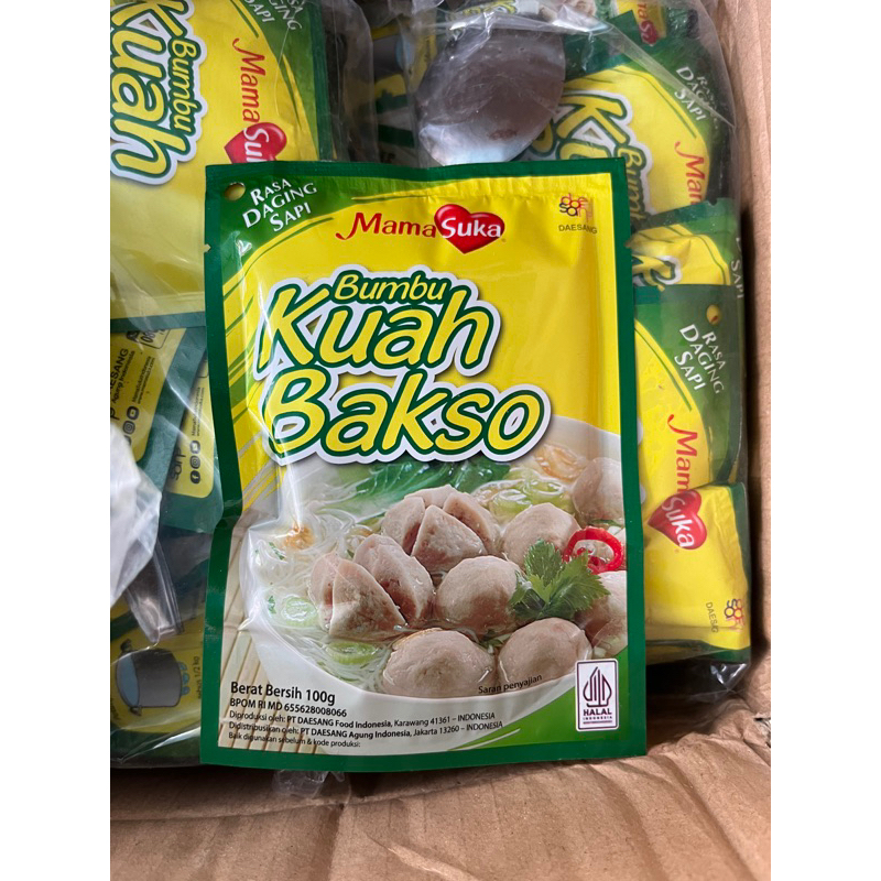 

Mama Suka Bumbu Kuah Bakso rasa Daging Sapi [100gram]